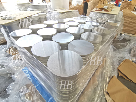 1000 de H14 da placa séries da prata brilhante dos discos de alumínio para o fogão do navio