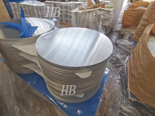 Liga de alumínio 1100 da placa do disco do revestimento forte feito sob encomenda do moinho para as caçarolas de alumínio