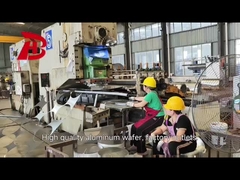 1050 H14 Alumínio fino disco redondo indução 1,5 mm brilhante para frigideiras de pizza