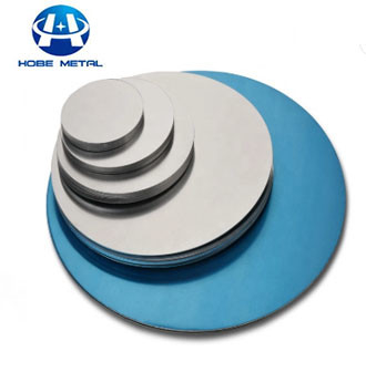 Superfície revestida com o melhor preço de venda 3 Série de alumínio folha de liga redonda discos círculos de aço inoxidável para utensílios de cozinha placa inferior