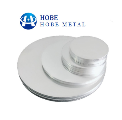 3003 3004 3005 3050 Série Placas circulares de alumínio decorativas Chapas metálicas para utensílios de cozinha