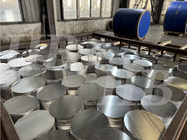 Discos de alumínio 3003 de alta resistência, espessura 0,3-6 mm, diâmetro 80-1600 mm
