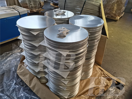 3 mm espessura 1100 círculos de alumínio DC laminado polido para fabricação de panelas de utensílios de cozinha