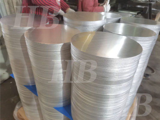 1050 1060 Grade Cast Cookware Hot Rolled Aluminium Circular Plate Alloy