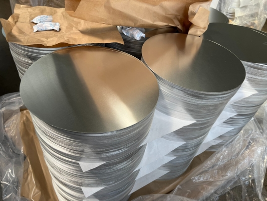 0.2-0.5mm espessura Alumínio Círculo 3004 para utensílios de cozinha E as encomendas são colocadas diretamente na fábrica.