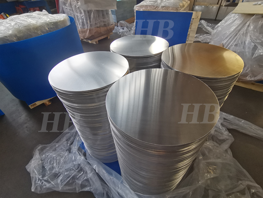 Purificação 99,5% Alumínio Círculos Chapa 1050 3003 Com Desenho Profundo E Anodização Para Cozinhas A Pressão