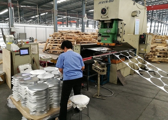 Revestimento de alumínio personalizado 900mm do moinho da folha de círculo H14 dos sinais de tráfego 1100