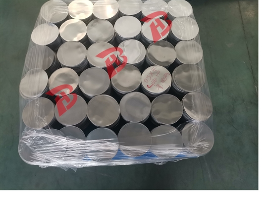 China exporta liga de alumínio 3003 3004 3005 Discos de alumínio de prata para utensílios de cozinha Paredes de lâmpada