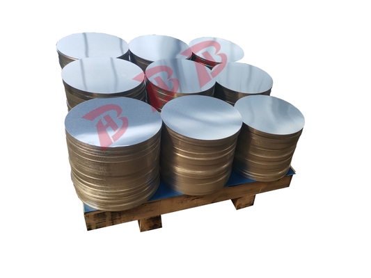 1050 1100 3003 Série Placas circulares de alumínio decorativo Chapas metálicas para utensílios de cozinha