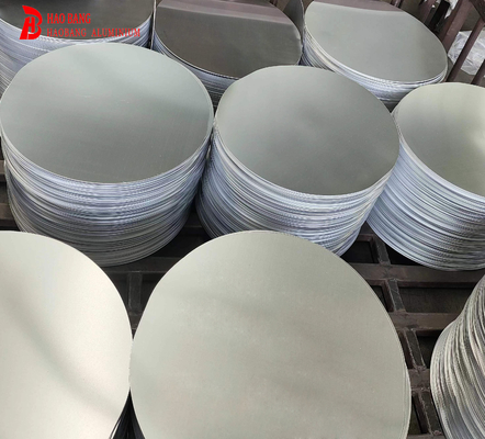 1100 Círculo de alumínio de liga para utensílios de cozinha e sinalização rodoviária Espessura 80mm-1600mm