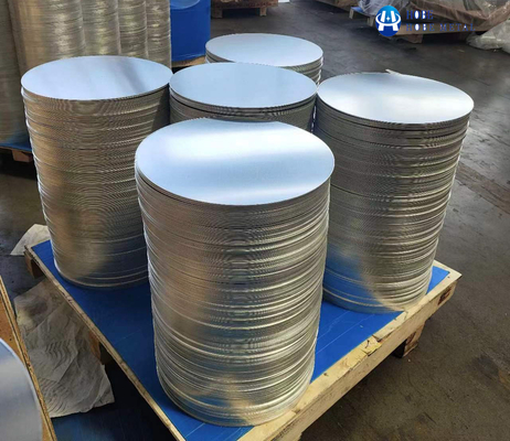1050 1060 1070 1100 3003 8011 Círculo de laminagem a quente/a frio de alumínio para utensílios de cozinha Desde 1999