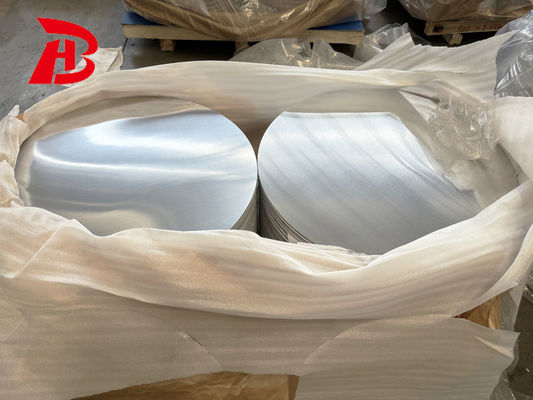 Círculos de alumínio brilhante de longa duração 1060 0,3-6,0 mm de espessura para acessórios industriais