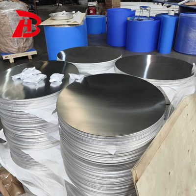 1100 Círculo de alumínio de liga para utensílios de cozinha e sinalização rodoviária Espessura 80mm-1600mm