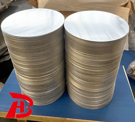 3003 astm b209 dc placas de alumínio circulares de disco metálico redondo para utensílios de cozinha
