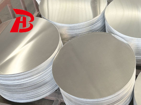 Disco de Alumínio de Alta Planitude 1050/3003 Ligação O H12 Temperatura CC DC Material Resistente a rachaduras de desenho profundo Diâmetro personalizado para vasos de panelas Estampagem industrial