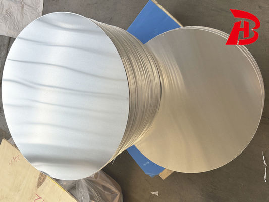 Disco de Alumínio de Alta Planitude 1050/3003 Ligação O H12 Temperatura CC DC Material Resistente a rachaduras de desenho profundo Diâmetro personalizado para vasos de panelas Estampagem industrial