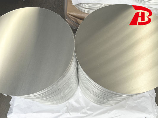 Disco de Alumínio de Alta Planitude 1050/3003 Ligação O H12 Temperatura CC DC Material Resistente a rachaduras de desenho profundo Diâmetro personalizado para vasos de panelas Estampagem industrial