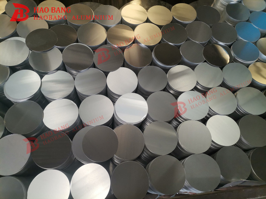 3003 astm b209 dc placas de alumínio circulares de disco metálico redondo para utensílios de cozinha