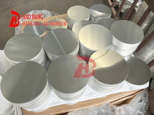 Discos de Wafer de Alumínio laminados a quente, espessura de 6 mm para panela não pegajosa