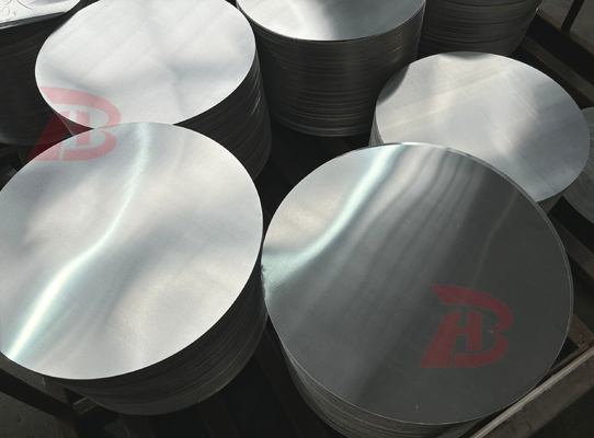 5052 5754 5083 Anodizado Alumínio Círculo Preços com superfície lisa e acabamento prateado