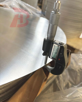Círculos de Alumínio Prateado de Alto Brilho 80-1600MM de Diâmetro 0.3-6.0MM de Espessura com Superfície Acabada em Moinho para Luminárias Domésticas