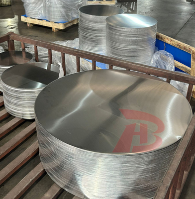 Discos de alumínio em caçarolas Círculos Aa1050 H111 O Cc Material Dc Material