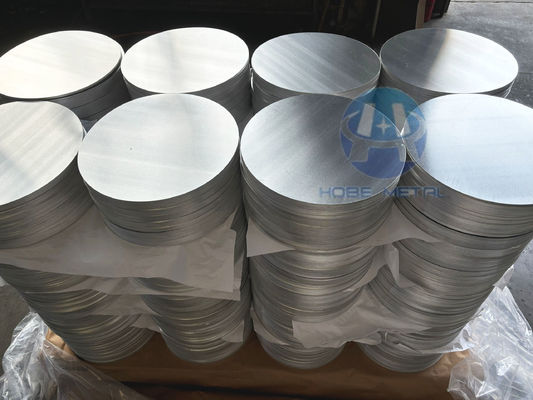 Disco de Alumínio de Alta Planitude 1050/3003 Ligação O H12 Temperatura CC DC Material Resistente a rachaduras de desenho profundo Diâmetro personalizado para vasos de panelas Estampagem industrial