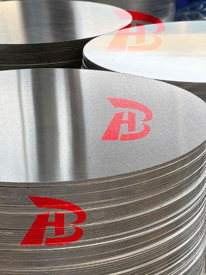 Disco de Alumínio de Alta Planitude 1050/3003 Ligação O H12 Temperatura CC DC Material Resistente a rachaduras de desenho profundo Diâmetro personalizado para vasos de panelas Estampagem industrial