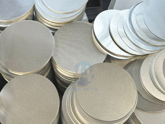 Chapa de discos circulares de alumínio 5052 para material de lâmpadas e utensílios de cozinha