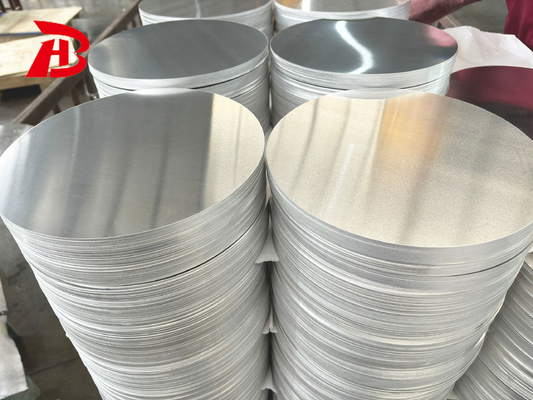 1000 3000 5000 série Alumínio círculo fundido laminado a quente laminado acabamento de moinho