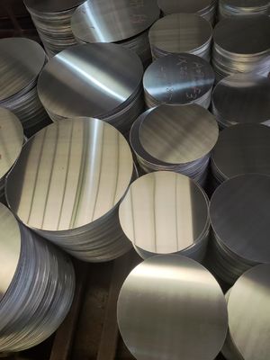 1050 1060 Círculo de alumínio CC DC Material O H12 Temperatura Disco resistente a rachaduras para panelas de cozinha