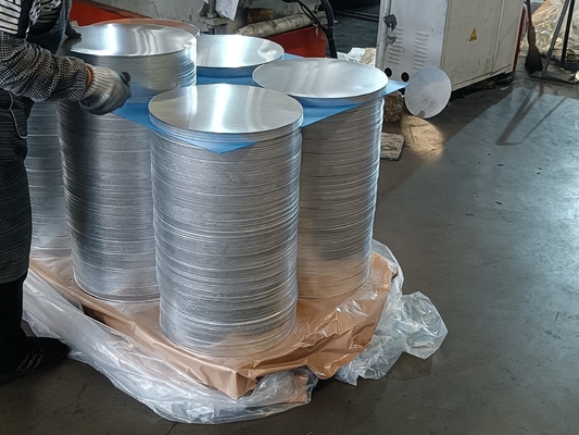 H18 Opção de personalização de discos de alumínio anodizados a temperatura