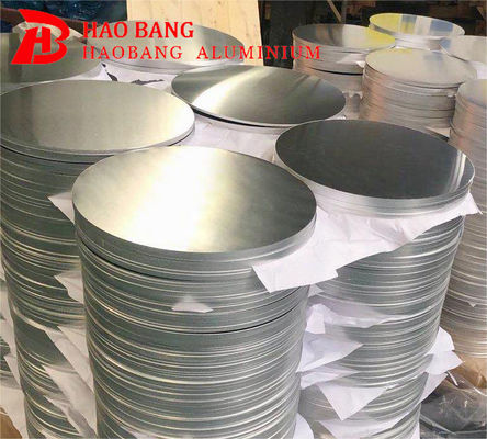 Disco de Alumínio de Alta Planitude 1050/3003 Ligação O H12 Temperatura CC DC Material Resistente a rachaduras de desenho profundo Diâmetro personalizado para vasos de panelas Estampagem industrial