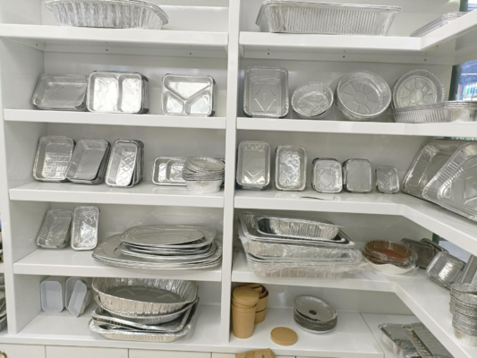 Caixa de almoço de papel alumínio 32 oz Forno de segurança de alimentos