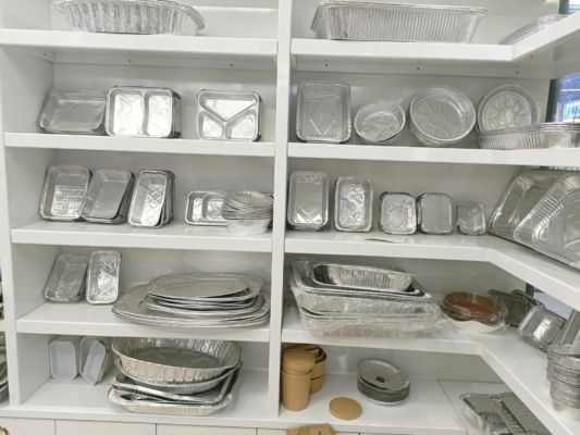 Recipientes de alumínio laminado a frio para alimentos, 500mm de diâmetro