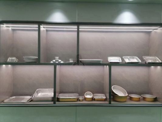 Recipientes de alumínio laminado a frio para alimentos, 500mm de diâmetro