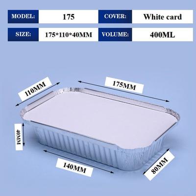 Caixa de almoço de alumínio com 3 opções de tampa