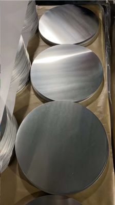Disco de Alumínio Liso de Alta Planicidade 0,3–6mm de Espessura Tamanho Personalizado Alumínio em Branco para Tampa de Lâmpada e Vasos
