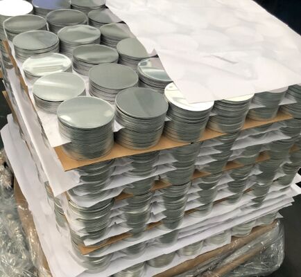 Fabricação de recipientes - Peças redondas de alumínio de 80 a 1100 mm, espessura de 0,5 a 6 mm.
