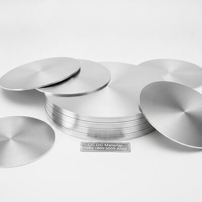 Tamanho personalizado 100-1000mm de diâmetro Disco circular de alumínio Resistente a rachaduras Desenho profundo 1050 1060 3003 Liga para panelas e estampagem de tampa de lâmpada