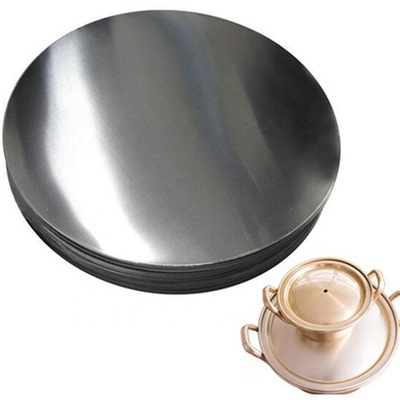 Cozinha fundida laminada a quente 1100 0,3 mm Folia de alumínio circular de aquecimento