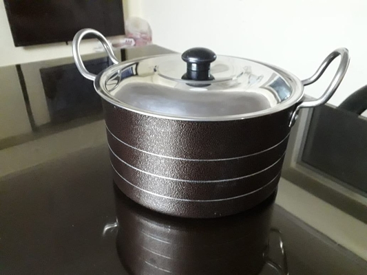 Anel de alumínio de alta qualidade Tratamento de superfície Cor Prata para utensílios de cozinha