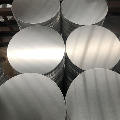 Polished Silvery Aluminum Circles 1050/1060 80-1600MM for Household Lighting