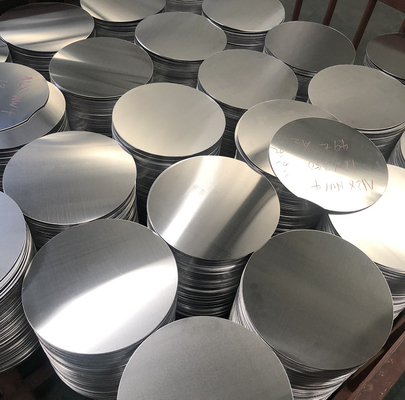 Desenho profundo Discos de alumínio em branco Boa resistência à corrosão para utensílios de cozinha / utensílios