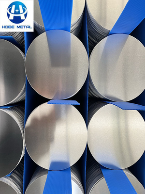 China exporta liga de alumínio 3003 3004 3005 Discos de alumínio de prata para utensílios de cozinha Paredes de lâmpada