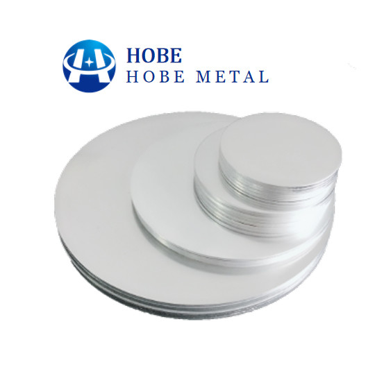 3003 3004 3005 3050 Série Placas circulares de alumínio decorativas Chapas metálicas para utensílios de cozinha