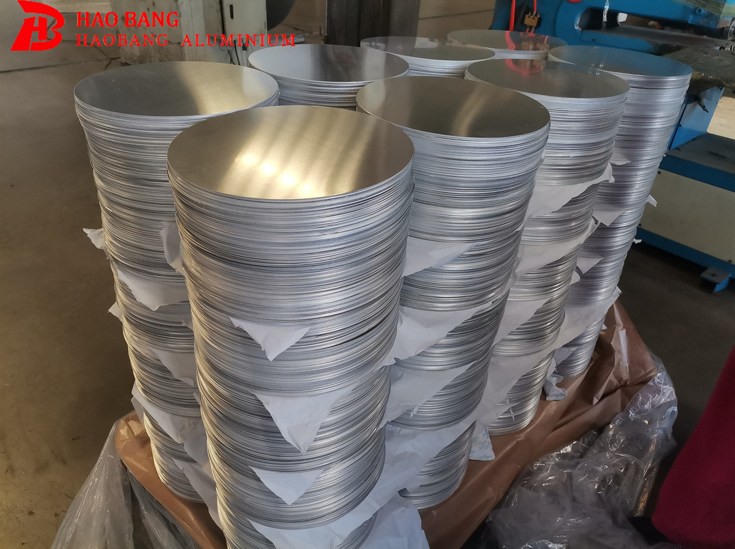 China Discos de alumínio para utensílios de cozinha Círculos 1100 O H14 H24 Com espessura 0,3-3 mm