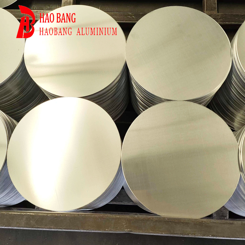 3003 astm b209 dc placas de alumínio circulares de disco metálico redondo para utensílios de cozinha