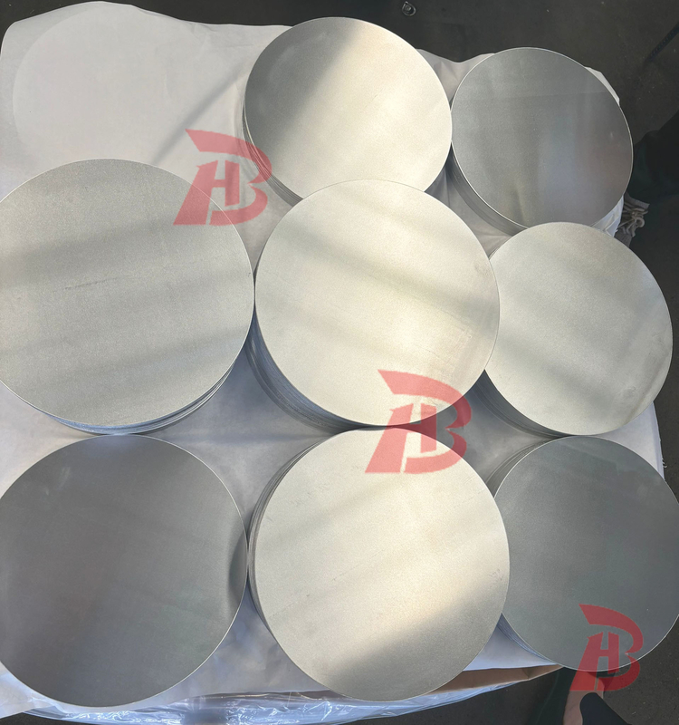 Discos de Wafer de Alumínio laminados a quente, espessura de 6 mm para panela não pegajosa