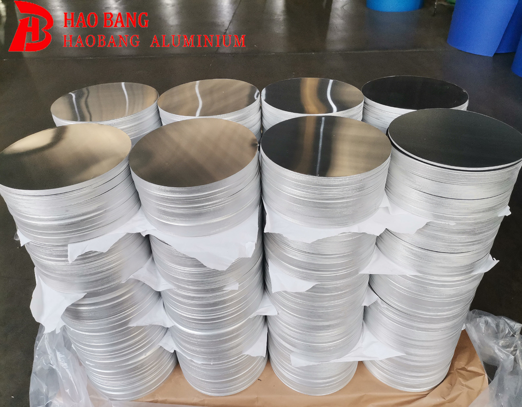 Chapa circular de alumínio de alta qualidade 1050 1060 1100 Chapa redonda de alumínio para utensílios de cozinha e utensílios de cozinha